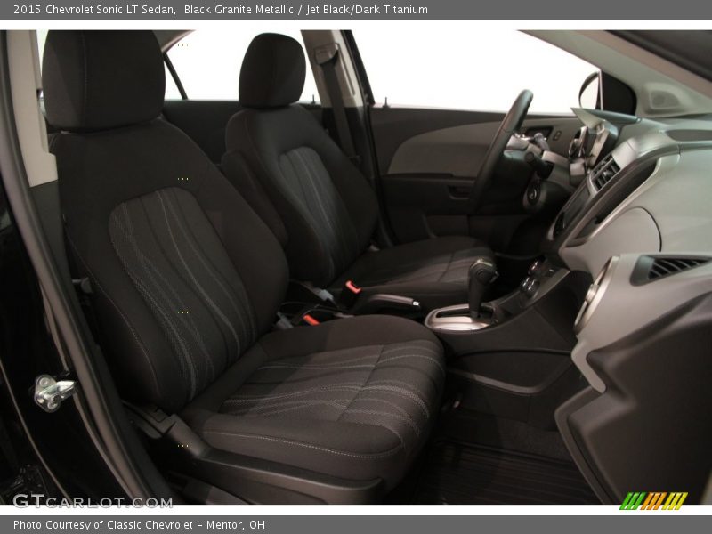 Black Granite Metallic / Jet Black/Dark Titanium 2015 Chevrolet Sonic LT Sedan