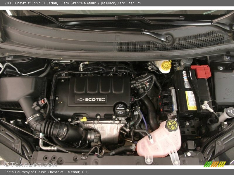 Black Granite Metallic / Jet Black/Dark Titanium 2015 Chevrolet Sonic LT Sedan