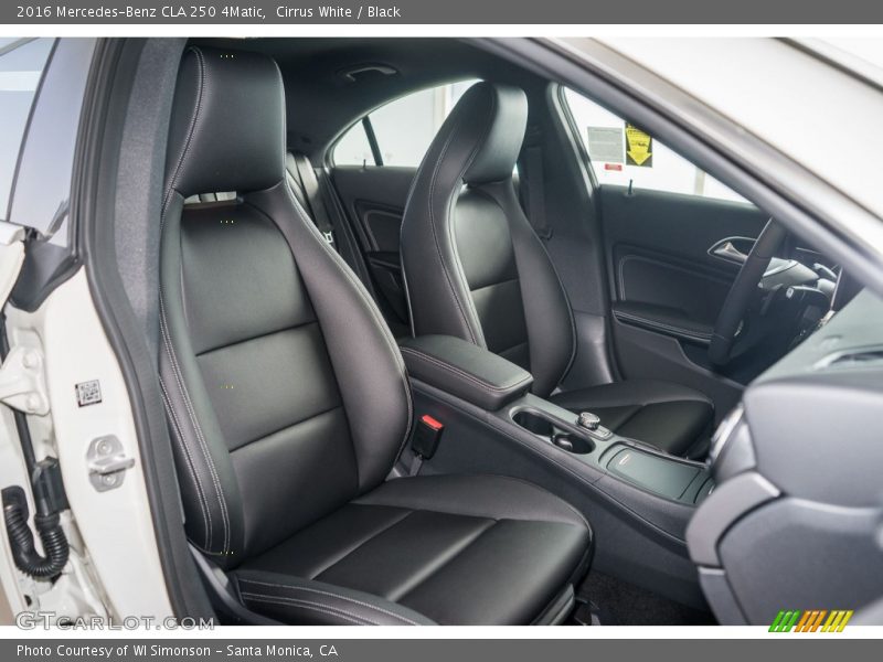 Cirrus White / Black 2016 Mercedes-Benz CLA 250 4Matic