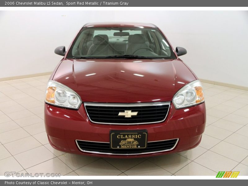 Sport Red Metallic / Titanium Gray 2006 Chevrolet Malibu LS Sedan