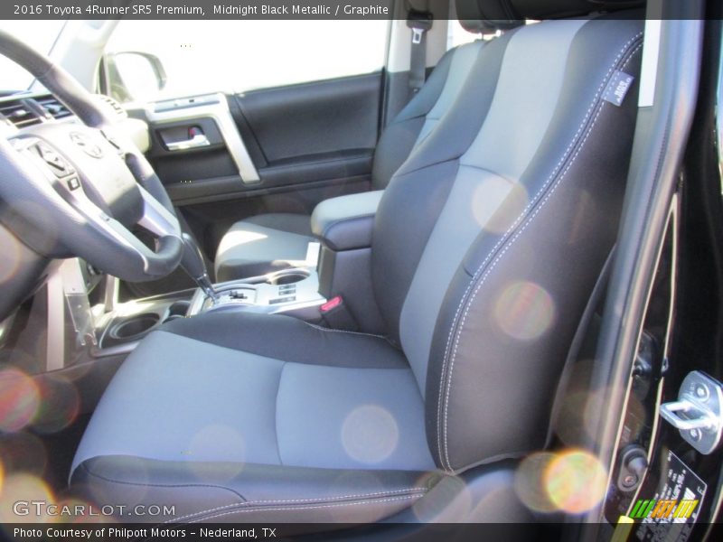 Midnight Black Metallic / Graphite 2016 Toyota 4Runner SR5 Premium