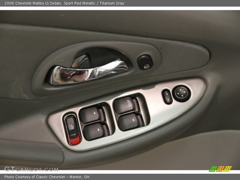 Sport Red Metallic / Titanium Gray 2006 Chevrolet Malibu LS Sedan