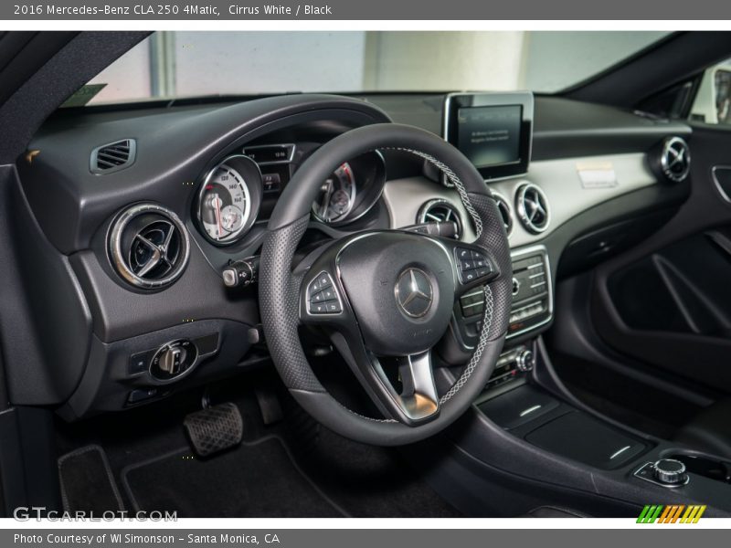 Cirrus White / Black 2016 Mercedes-Benz CLA 250 4Matic