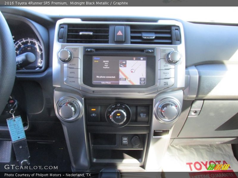 Midnight Black Metallic / Graphite 2016 Toyota 4Runner SR5 Premium