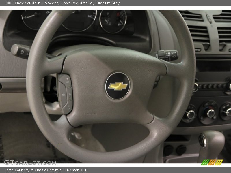 Sport Red Metallic / Titanium Gray 2006 Chevrolet Malibu LS Sedan