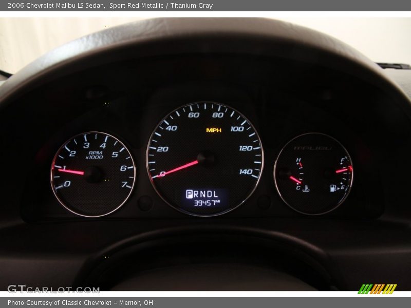 Sport Red Metallic / Titanium Gray 2006 Chevrolet Malibu LS Sedan
