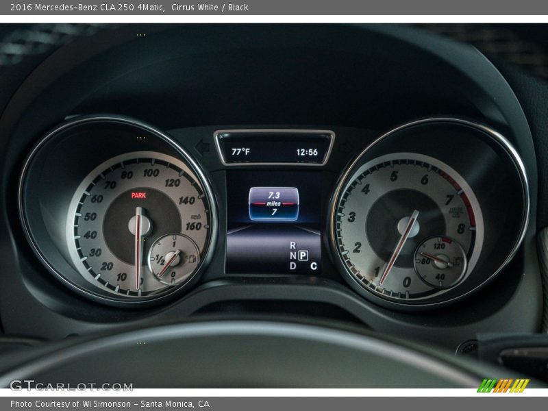 Cirrus White / Black 2016 Mercedes-Benz CLA 250 4Matic