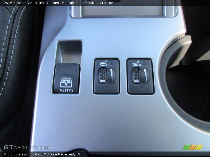 Midnight Black Metallic / Graphite 2016 Toyota 4Runner SR5 Premium