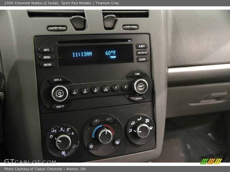 Sport Red Metallic / Titanium Gray 2006 Chevrolet Malibu LS Sedan
