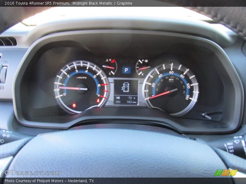 Midnight Black Metallic / Graphite 2016 Toyota 4Runner SR5 Premium