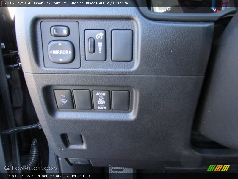 Midnight Black Metallic / Graphite 2016 Toyota 4Runner SR5 Premium