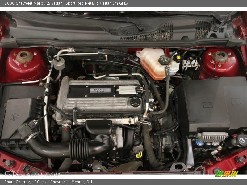 Sport Red Metallic / Titanium Gray 2006 Chevrolet Malibu LS Sedan