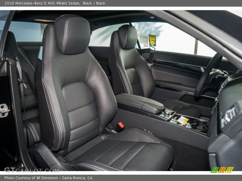 Front Seat of 2016 E 400 4Matic Sedan