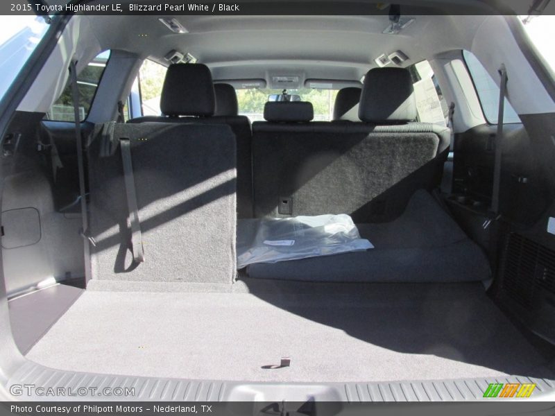 Blizzard Pearl White / Black 2015 Toyota Highlander LE