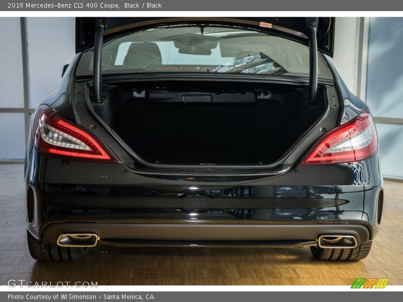 Black / Black 2016 Mercedes-Benz CLS 400 Coupe