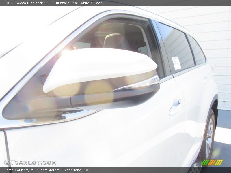 Blizzard Pearl White / Black 2015 Toyota Highlander XLE