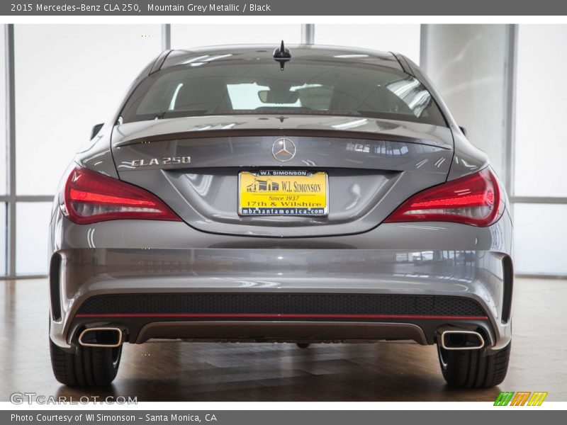 Mountain Grey Metallic / Black 2015 Mercedes-Benz CLA 250