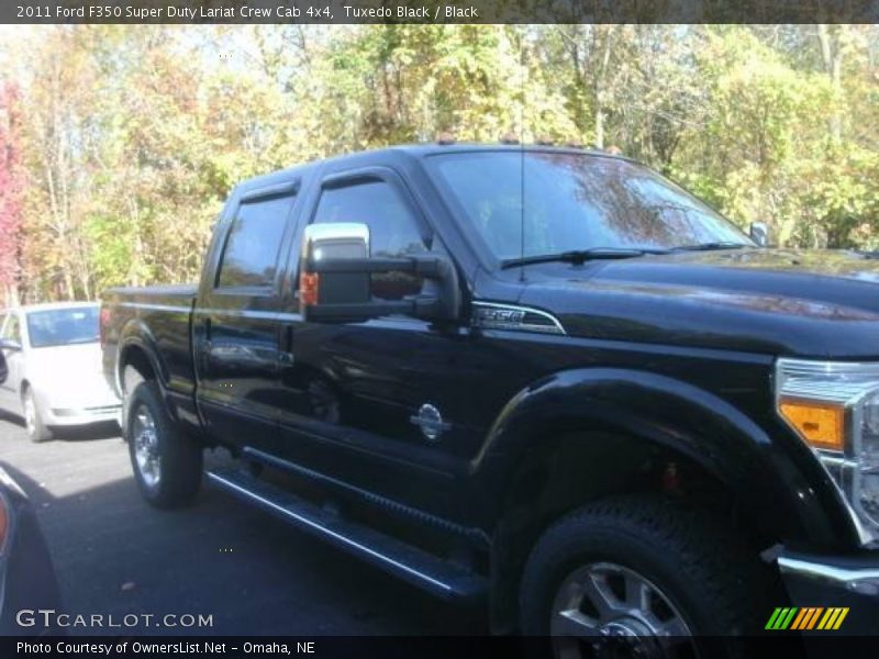 Tuxedo Black / Black 2011 Ford F350 Super Duty Lariat Crew Cab 4x4
