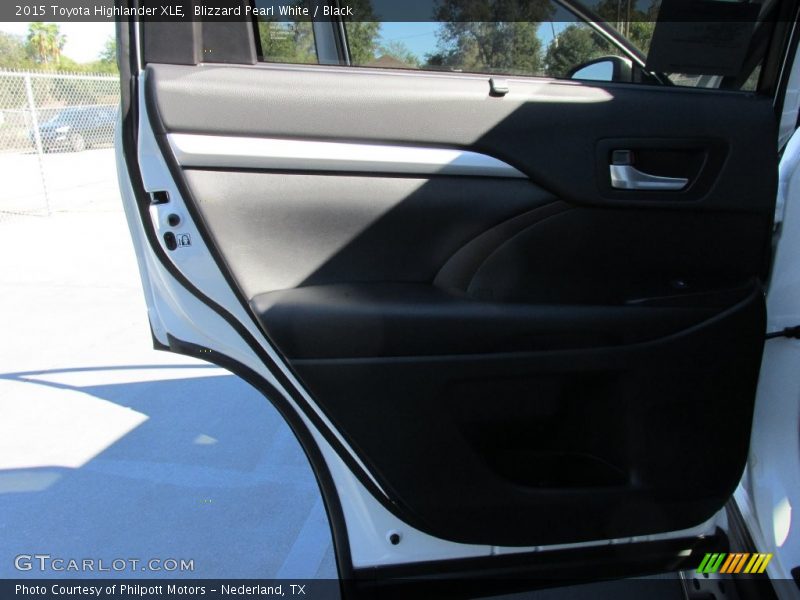 Blizzard Pearl White / Black 2015 Toyota Highlander XLE