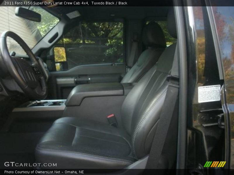 Tuxedo Black / Black 2011 Ford F350 Super Duty Lariat Crew Cab 4x4