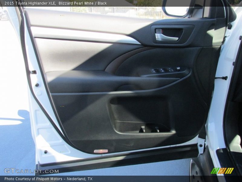 Blizzard Pearl White / Black 2015 Toyota Highlander XLE