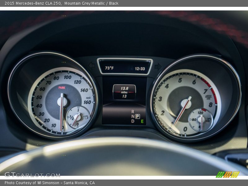Mountain Grey Metallic / Black 2015 Mercedes-Benz CLA 250