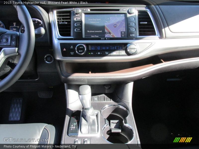 Blizzard Pearl White / Black 2015 Toyota Highlander XLE