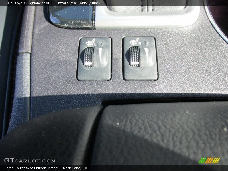 Blizzard Pearl White / Black 2015 Toyota Highlander XLE