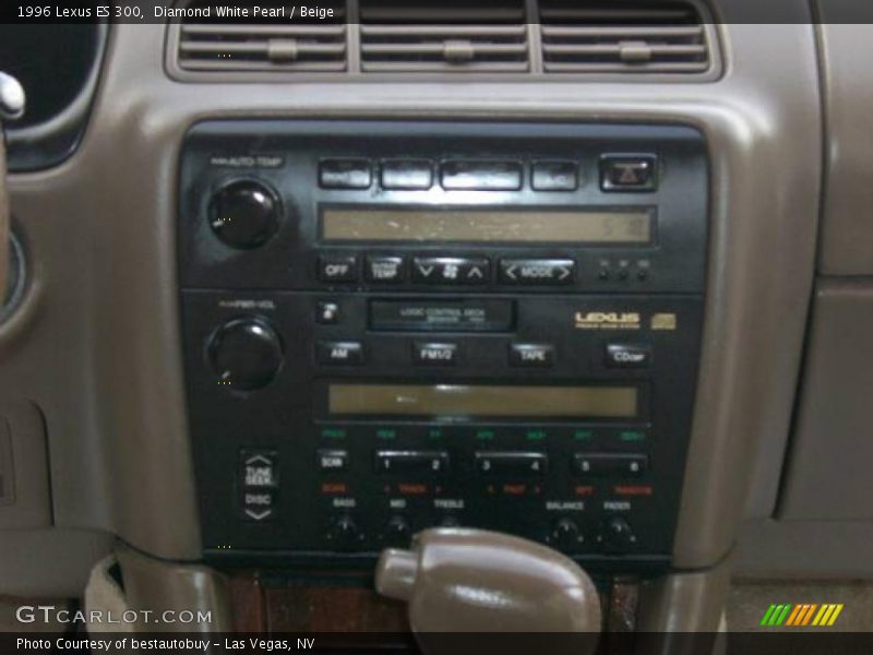 Diamond White Pearl / Beige 1996 Lexus ES 300