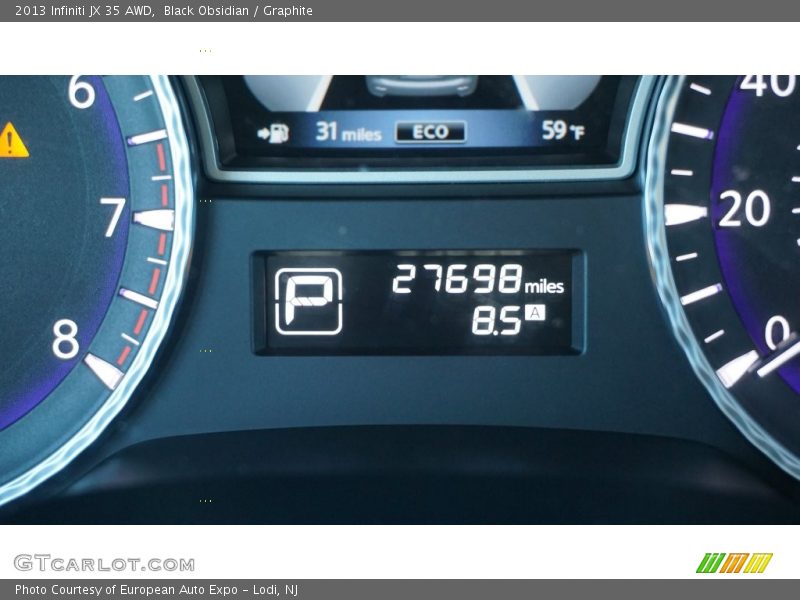 Black Obsidian / Graphite 2013 Infiniti JX 35 AWD