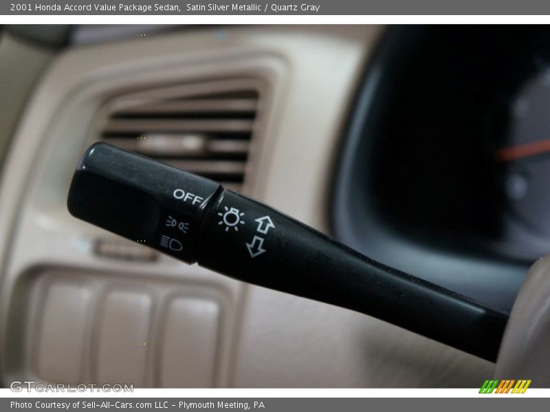 Satin Silver Metallic / Quartz Gray 2001 Honda Accord Value Package Sedan