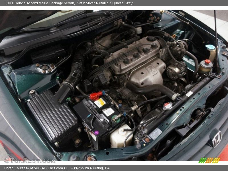 Satin Silver Metallic / Quartz Gray 2001 Honda Accord Value Package Sedan
