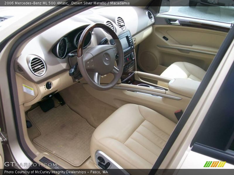 Desert Silver Metallic / Macadamia 2006 Mercedes-Benz ML 500 4Matic