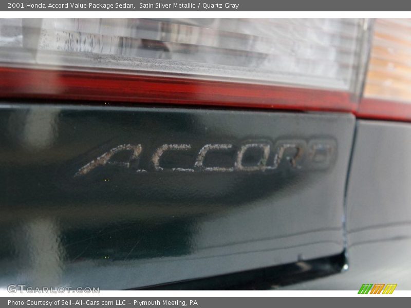 Satin Silver Metallic / Quartz Gray 2001 Honda Accord Value Package Sedan