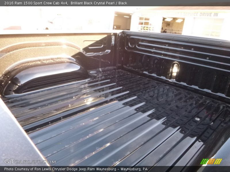 Brilliant Black Crystal Pearl / Black 2016 Ram 1500 Sport Crew Cab 4x4