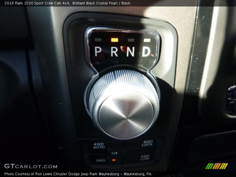 Brilliant Black Crystal Pearl / Black 2016 Ram 1500 Sport Crew Cab 4x4