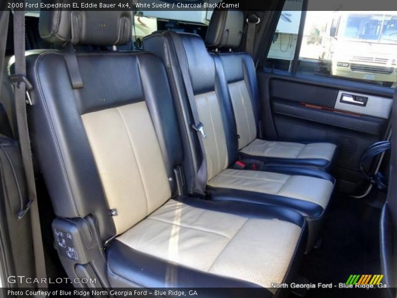 White Suede / Charcoal Black/Camel 2008 Ford Expedition EL Eddie Bauer 4x4