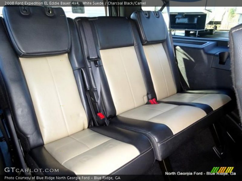 White Suede / Charcoal Black/Camel 2008 Ford Expedition EL Eddie Bauer 4x4
