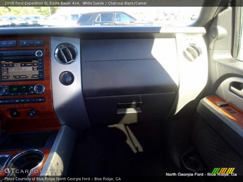 White Suede / Charcoal Black/Camel 2008 Ford Expedition EL Eddie Bauer 4x4