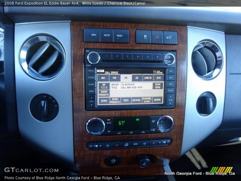 White Suede / Charcoal Black/Camel 2008 Ford Expedition EL Eddie Bauer 4x4