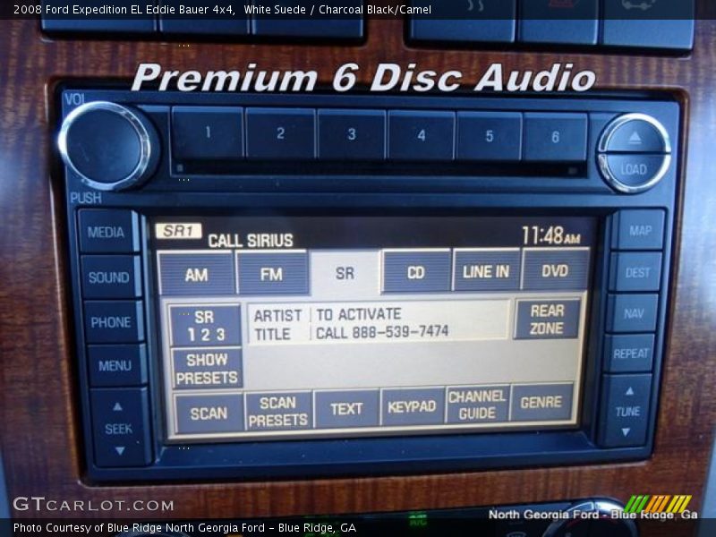 White Suede / Charcoal Black/Camel 2008 Ford Expedition EL Eddie Bauer 4x4