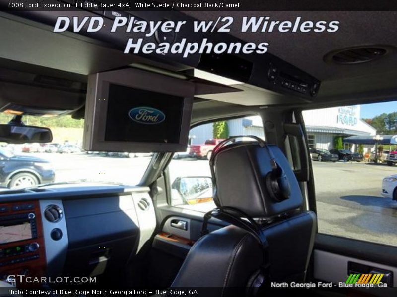 White Suede / Charcoal Black/Camel 2008 Ford Expedition EL Eddie Bauer 4x4