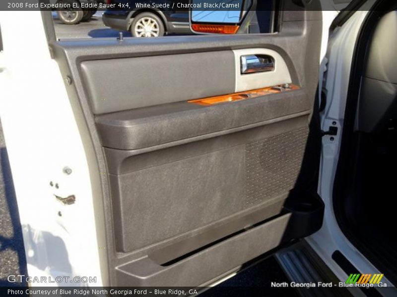 White Suede / Charcoal Black/Camel 2008 Ford Expedition EL Eddie Bauer 4x4