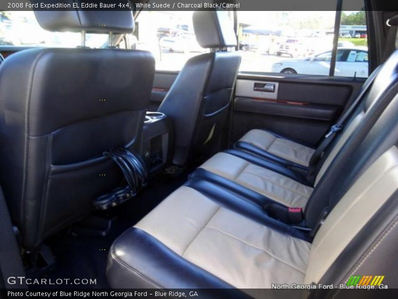 White Suede / Charcoal Black/Camel 2008 Ford Expedition EL Eddie Bauer 4x4