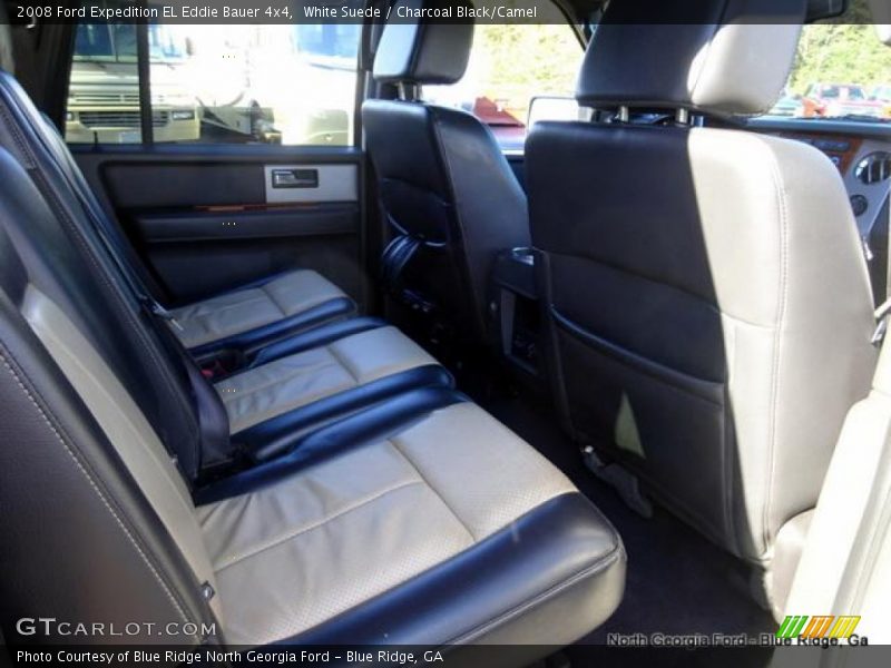 White Suede / Charcoal Black/Camel 2008 Ford Expedition EL Eddie Bauer 4x4