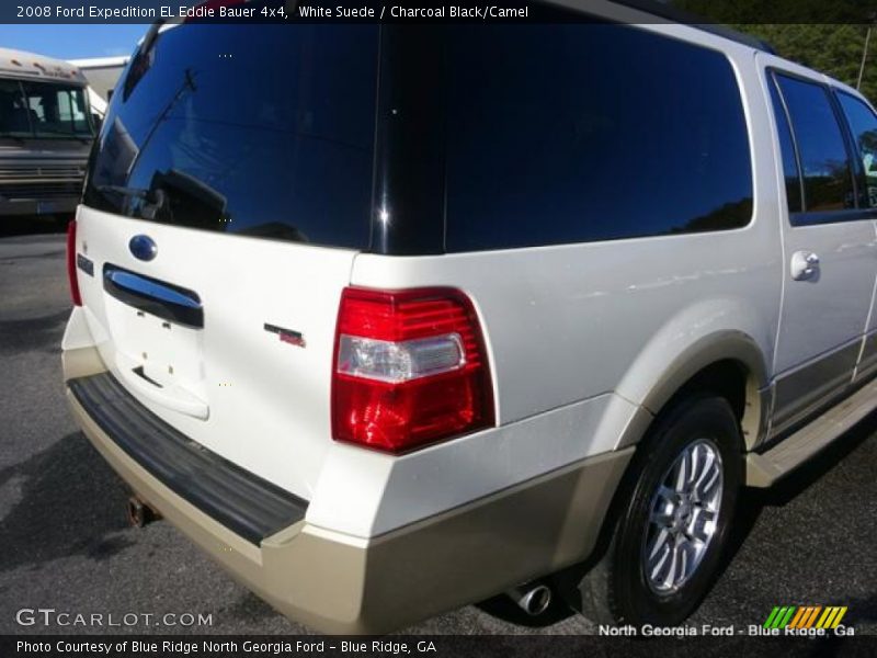 White Suede / Charcoal Black/Camel 2008 Ford Expedition EL Eddie Bauer 4x4