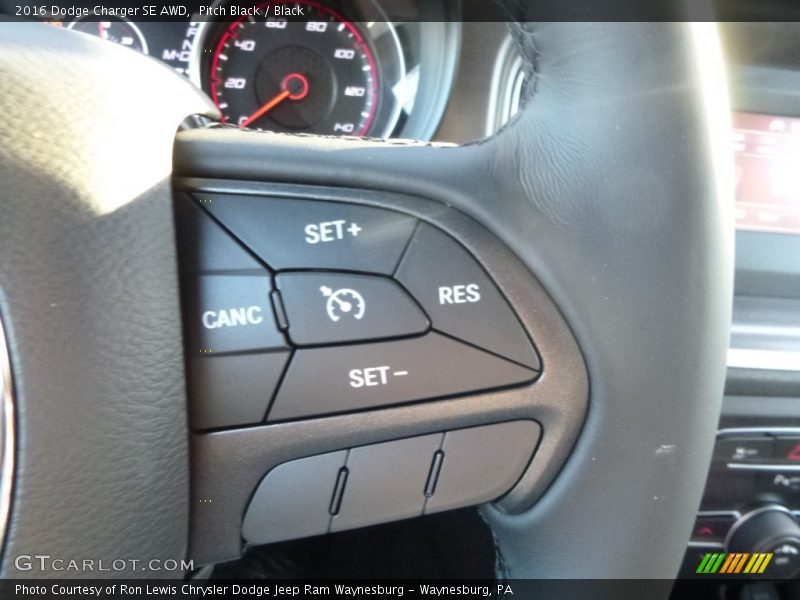Controls of 2016 Charger SE AWD