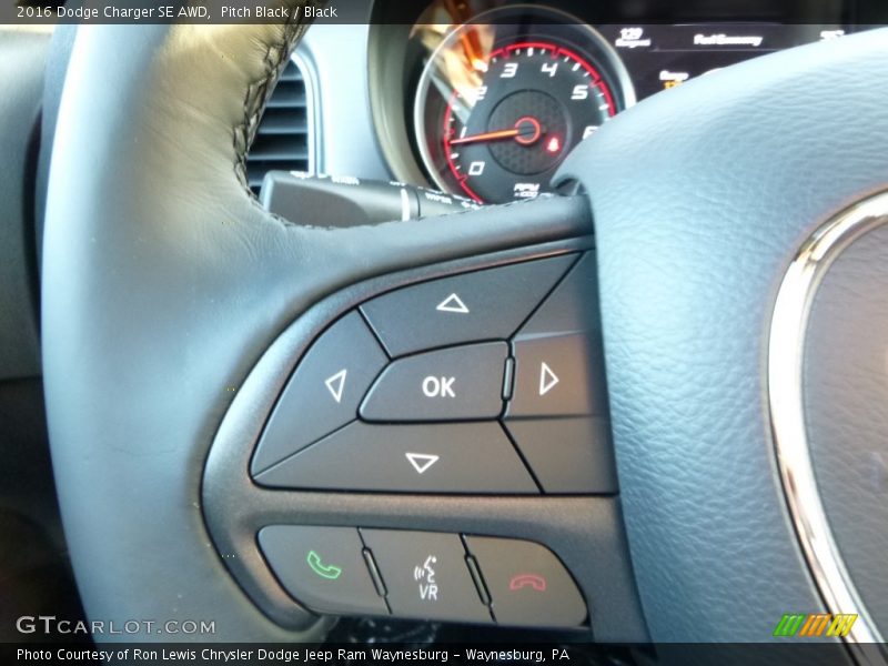 Controls of 2016 Charger SE AWD