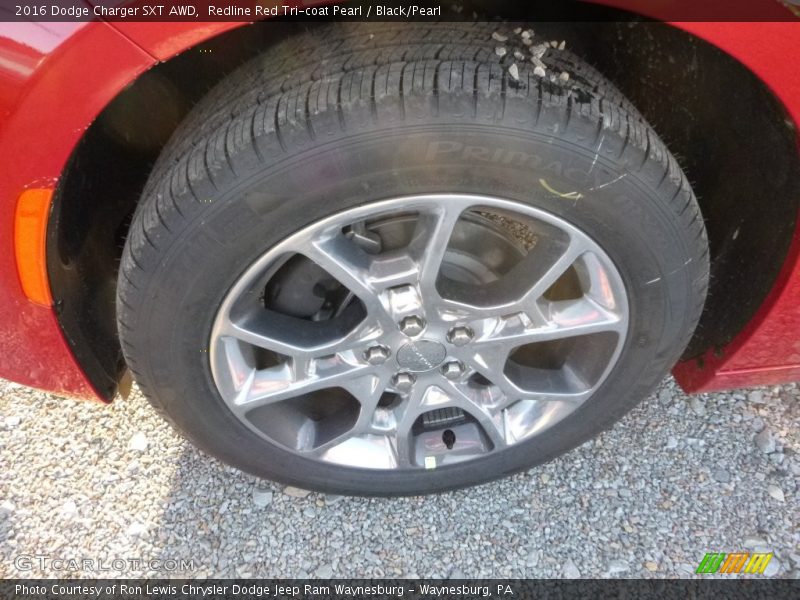 Redline Red Tri-coat Pearl / Black/Pearl 2016 Dodge Charger SXT AWD