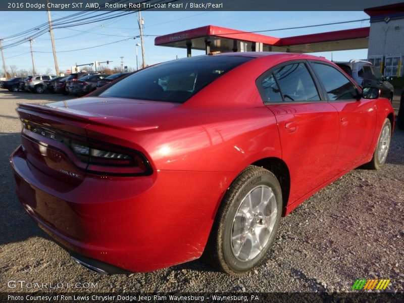 Redline Red Tri-coat Pearl / Black/Pearl 2016 Dodge Charger SXT AWD